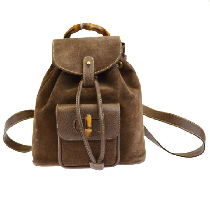 楽天市場】【中古】 グッチ GUCCI バンブー リュックサック バック 