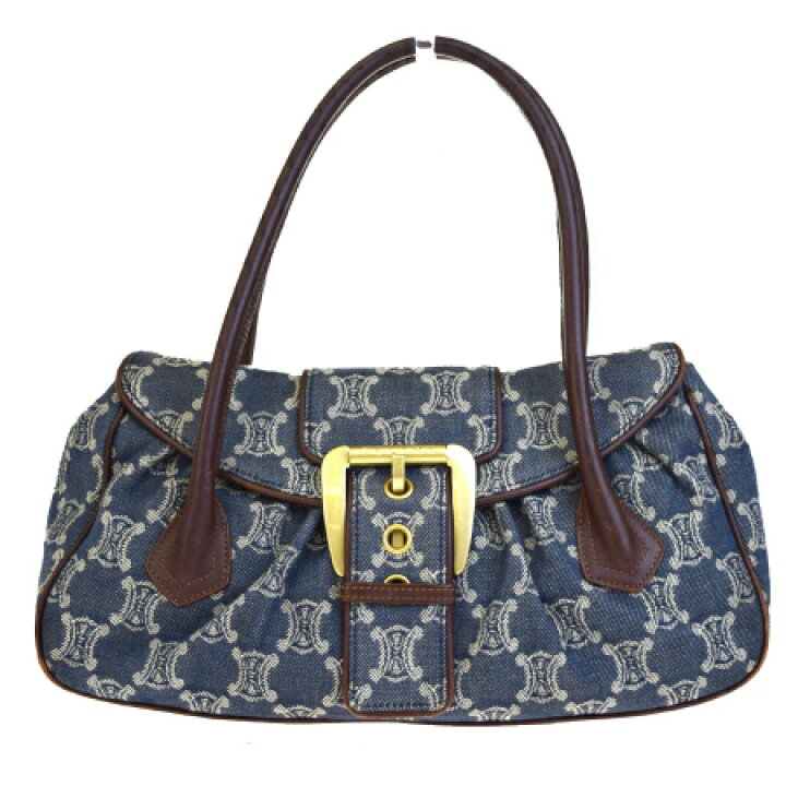 楽天市場】【中古】 中美品 セリーヌ CELINE パリマカダム ショルダー 