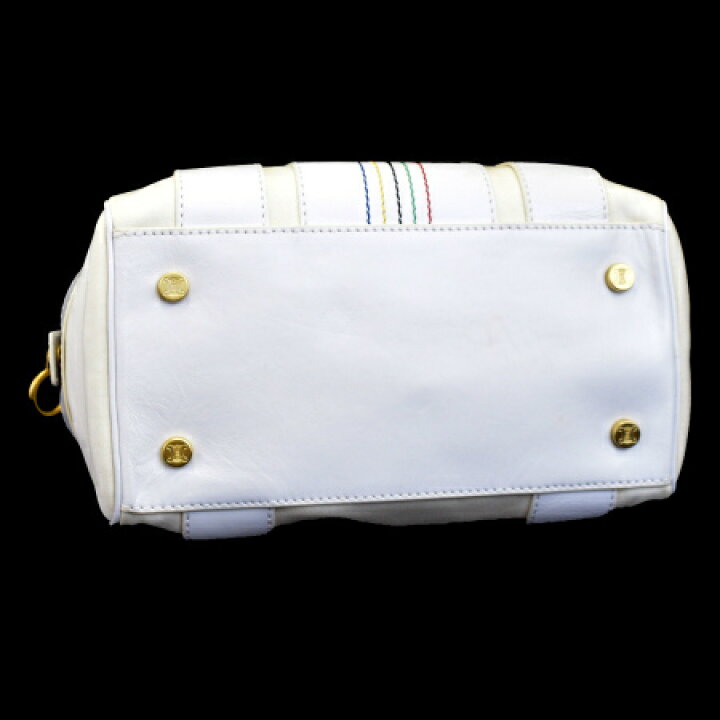 楽天市場】【中古】 セリーヌ CELINE マカダム ハンドバッグ ミニ  