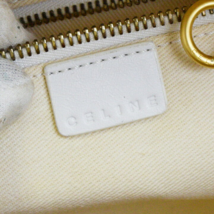 楽天市場】【中古】 セリーヌ CELINE マカダム ハンドバッグ ミニ 