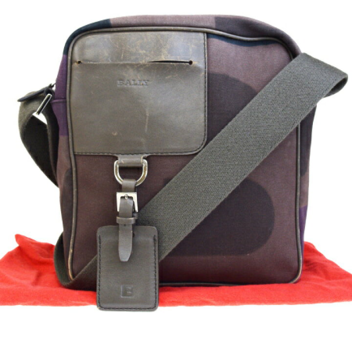 楽天市場】【中古】 中美品 バリー BALLY ショルダーバッグ ブラウン 
