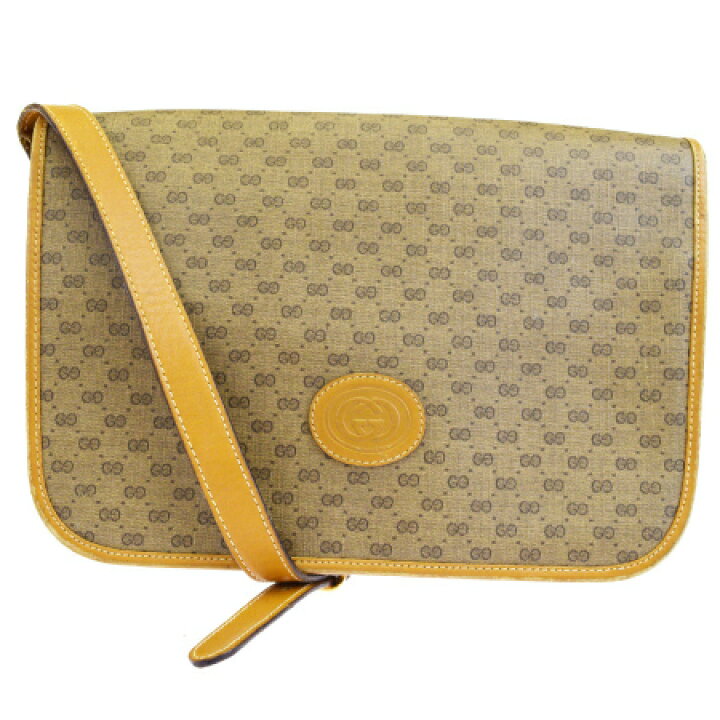 楽天市場】【中古】 グッチ GUCCI ショルダーバッグ マイクロGG柄 