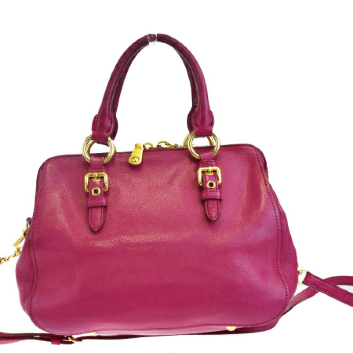 楽天市場】【中古】 ミュウミュウ miumiu ハンドバッグ ショルダー 