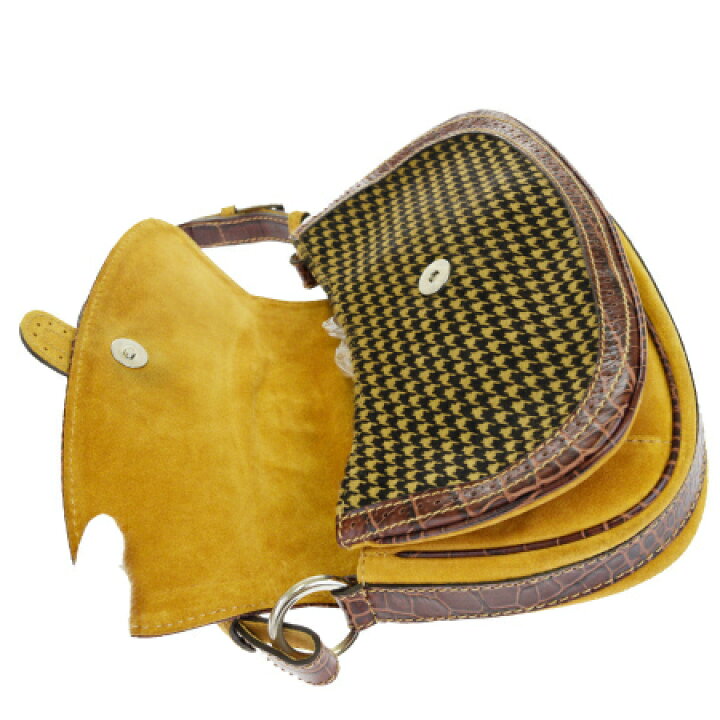 楽天市場】【中古】 エトロ ETRO ショルダーバッグ クロコ型押し 千鳥 