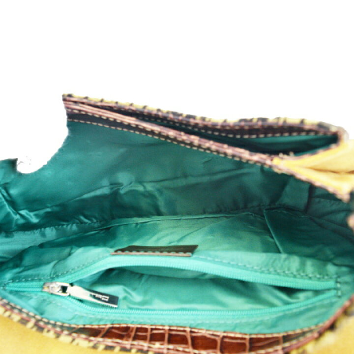 楽天市場】【中古】 エトロ ETRO ショルダーバッグ クロコ型押し 千鳥 