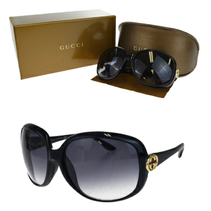 楽天市場】【中古】 美品 グッチ GUCCI シェリー サングラス インター  