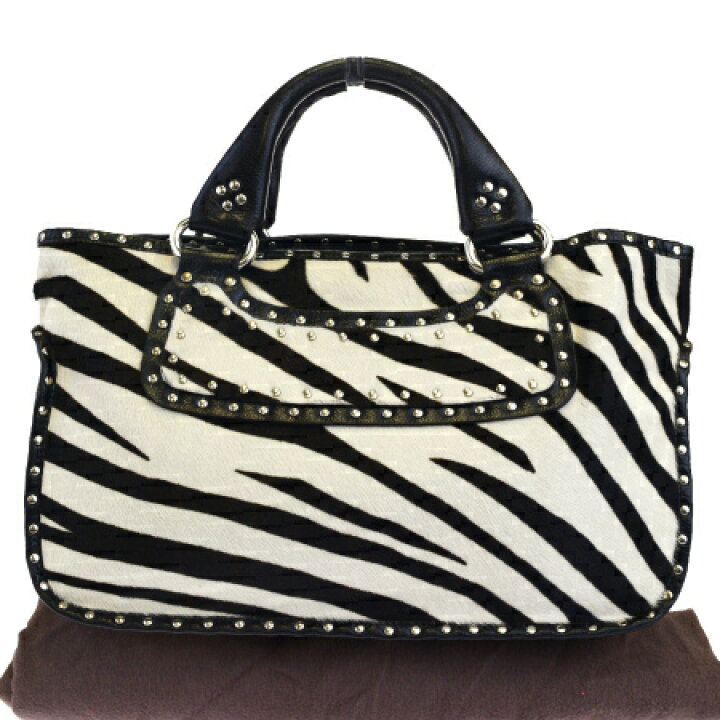 楽天市場】【中古】 美品 セリーヌ CELINE ブギー ハンドバッグ 