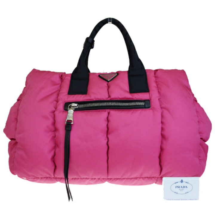 楽天市場】【中古】 中美品 プラダ PRADA テスート ボンバー 