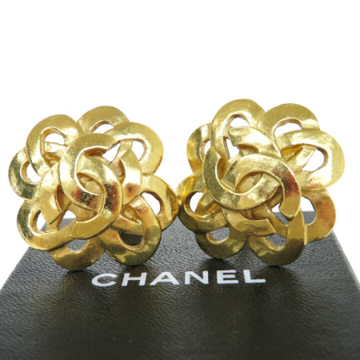 楽天市場】【中古】 超美品 シャネル CHANEL イヤリング ココマーク 
