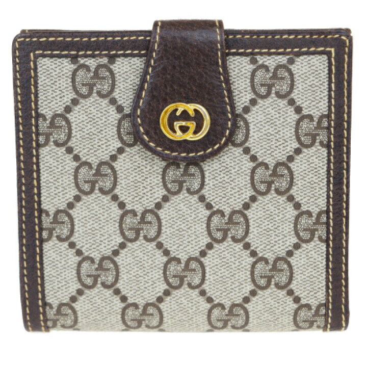 楽天市場】【中古】 美品 グッチ GUCCI 三つ折り 財布 インター 