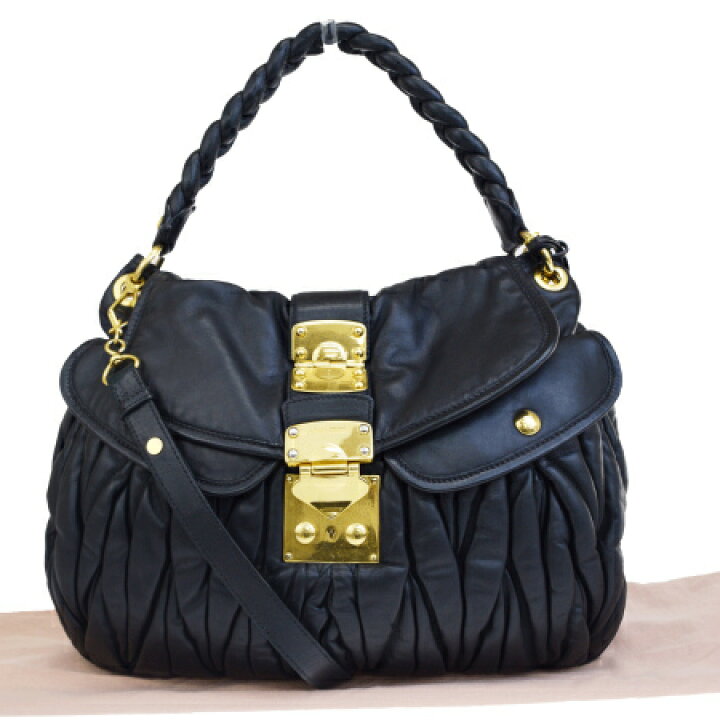 楽天市場】【中古】 美品 ミュウミュウ miumiu 2WAY ショルダーバッグ 