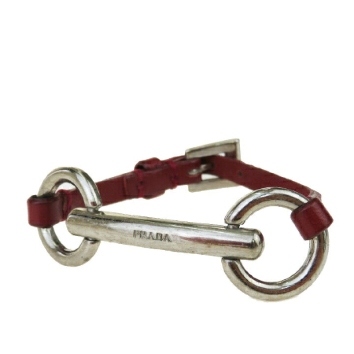 楽天市場】【中古】 プラダ PRADA ブレスレット バングル ホースビット 