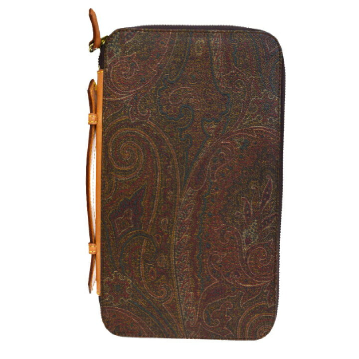楽天市場】【中古】 エトロ ETRO ペイズリー オーガナイザー ラウンド 
