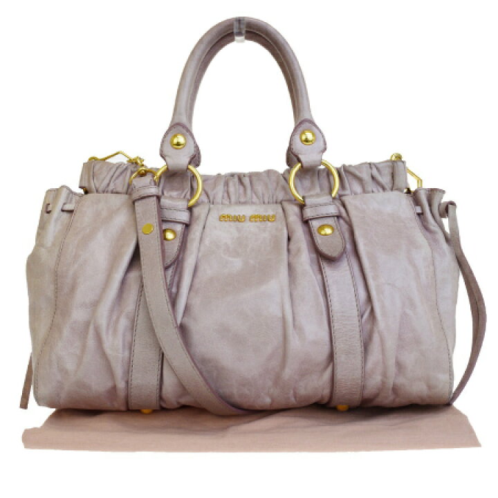 楽天市場】【中古】 中美品 ミュウミュウ miumiu ハンドバッグ 