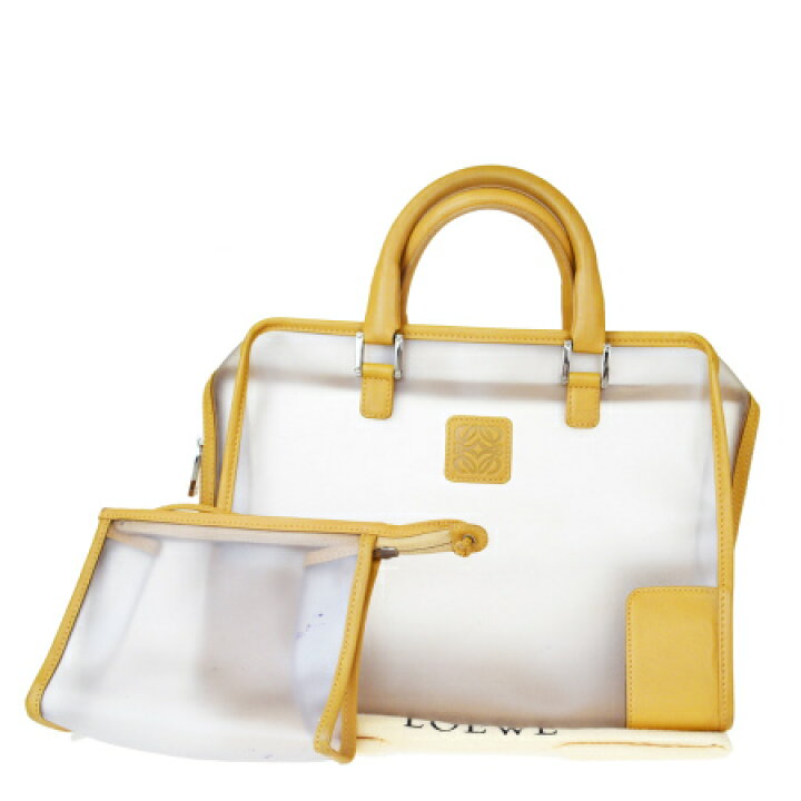 楽天市場】【中古】 ロエベ LOEWE アマソナ ハンドバッグ クリア 