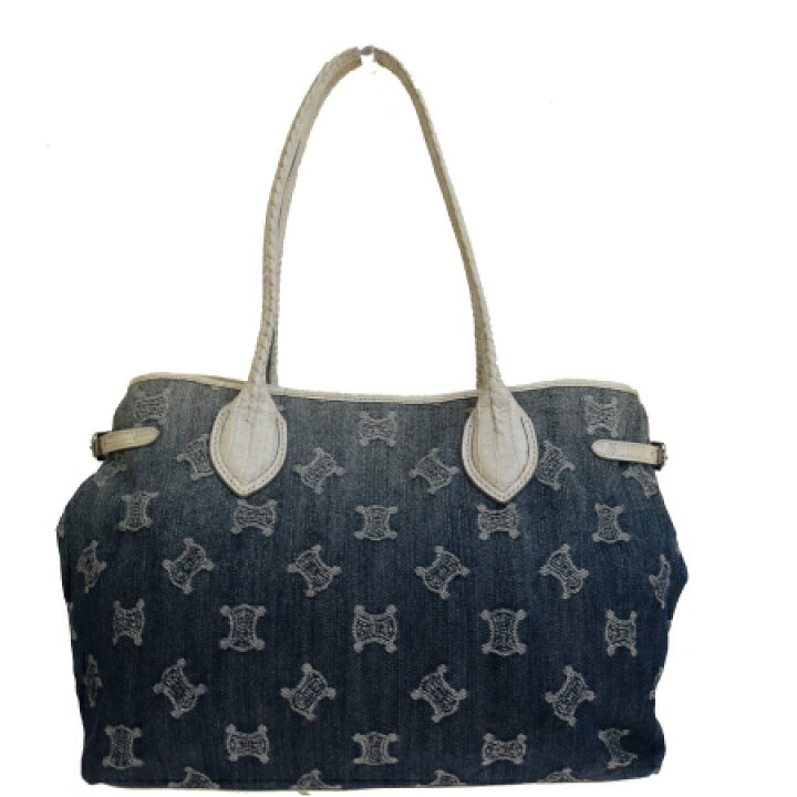 楽天市場】【中古】 セリーヌ CELINE パリマカダム トートバッグ 