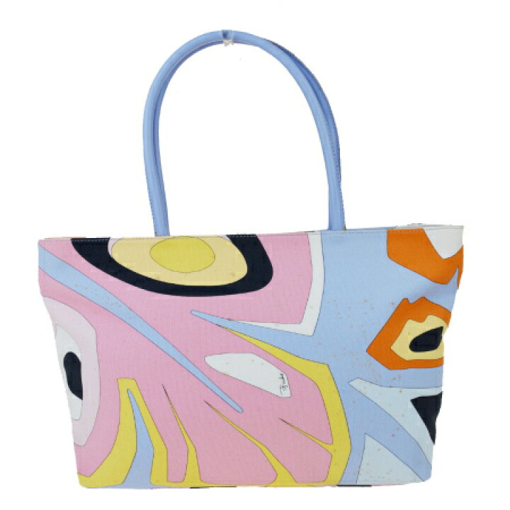 楽天市場】【中古】 中美品 エミリオプッチ EMILIO PUCCI トートバッグ 