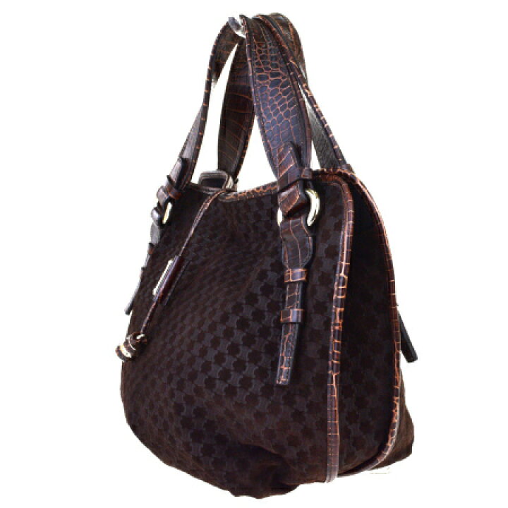 楽天市場】【中古】 美品 セリーヌ CELINE ビタースイート マカダム  