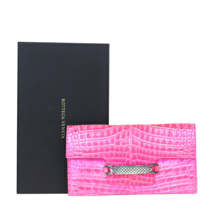 楽天市場】【中古】 中美品 ボッテガヴェネタ BOTTEGA VENETA 二つ折り 