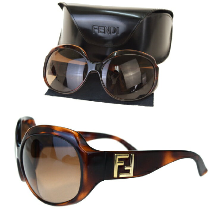 楽天市場】【中古】 超美品 フェンディ FENDI サングラス ブラウン 