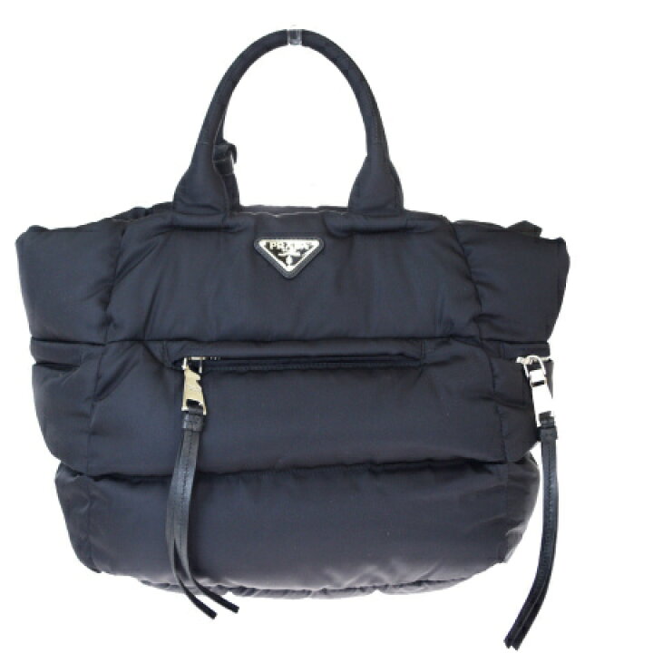 中古】 訳あり 超美品 プラダ PRADA テスート ボンバー ハンドバッグ  