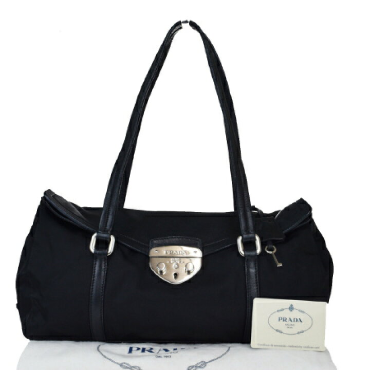 楽天市場】【中古】 中美品 プラダ PRADA ショルダーバッグ ハンド 