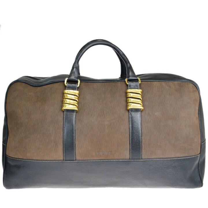 楽天市場】【中古】 美品 ロエベ LOEWE ベラスケス ボストンバッグ 