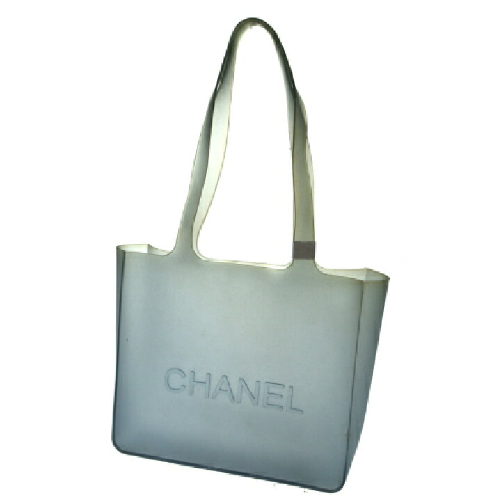 楽天市場】【中古】 シャネル CHANEL ショルダーバッグ トート クリア 