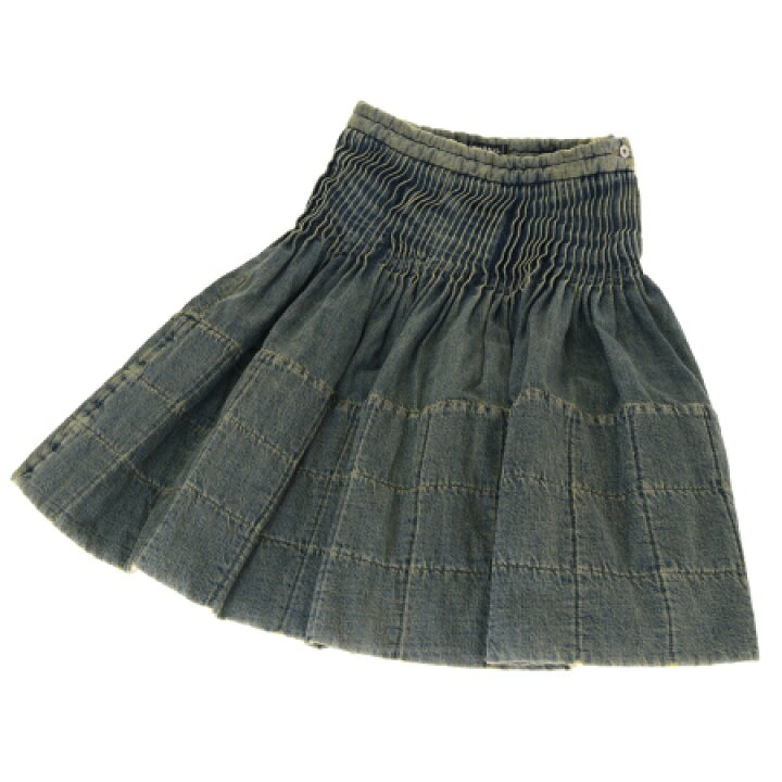 楽天市場】【中古】 シャネル CHANEL ミニスカート 服 デニム ブルー 