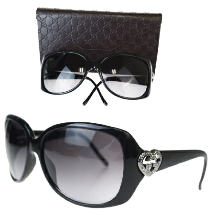 楽天市場】【中古】 美品 グッチ GUCCI サングラス ラインストーン  