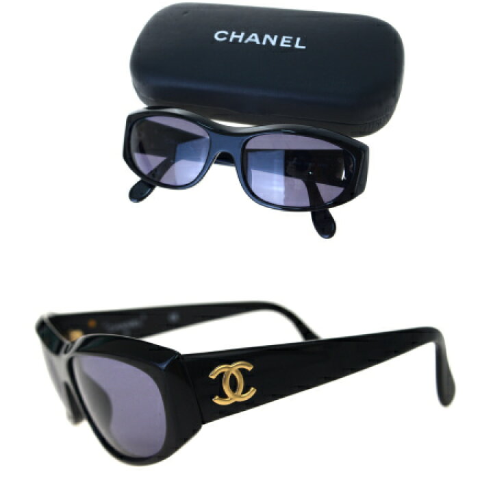 楽天市場】【中古】 シャネル CHANEL サングラス ココマーク ブラック 