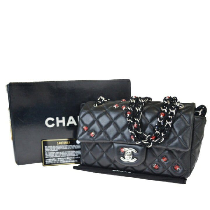 楽天市場】【中古】 超美品 シャネル CHANEL ミニマトラッセ チェーン 
