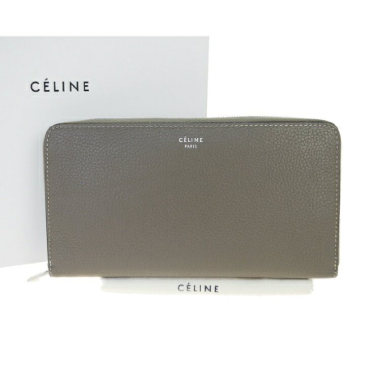 楽天市場】【中古】 外美品 セリーヌ CELINE カバ ラウンドファスナー 