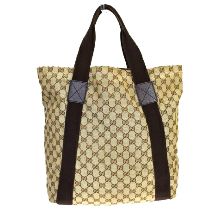 楽天市場】【中古】 グッチ GUCCI トートバッグ ハンド GG柄 ブラウン 