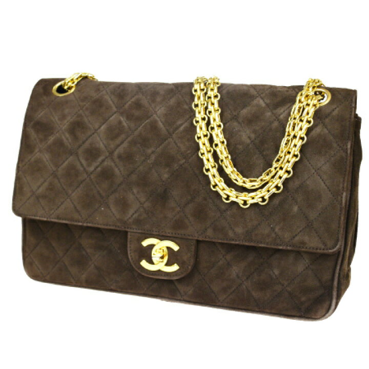中古】CHANEL シャネル【美品】ダブルフラップ マトラッセ チェーン 
