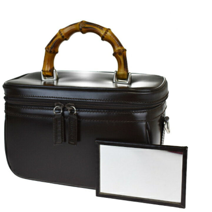 楽天市場】【中古】 外美品 グッチ GUCCI バンブー バニティバッグ 