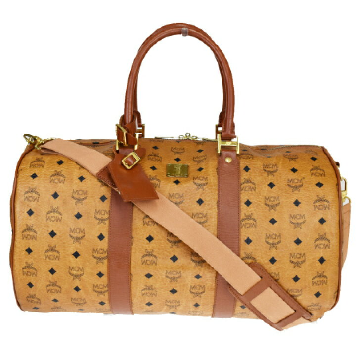 楽天市場】【中古】 中美品 エムシーエム MCM ボストンバッグ ハンド  