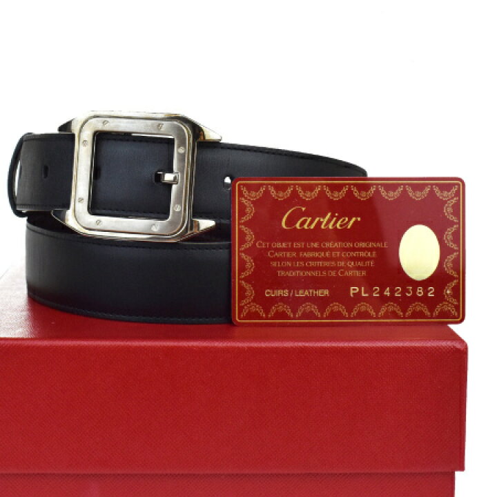 楽天市場】【中古】 美品 カルティエ Cartier サントス ベルト 