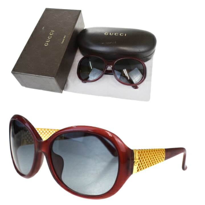 楽天市場】【中古】 超美品 グッチ GUCCI サングラス インター 