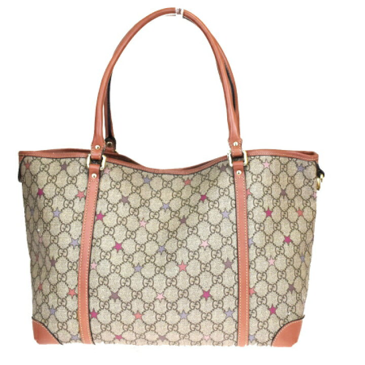 楽天市場】【中古】 グッチ GUCCI トートバッグ ショルダー ハンド 星 