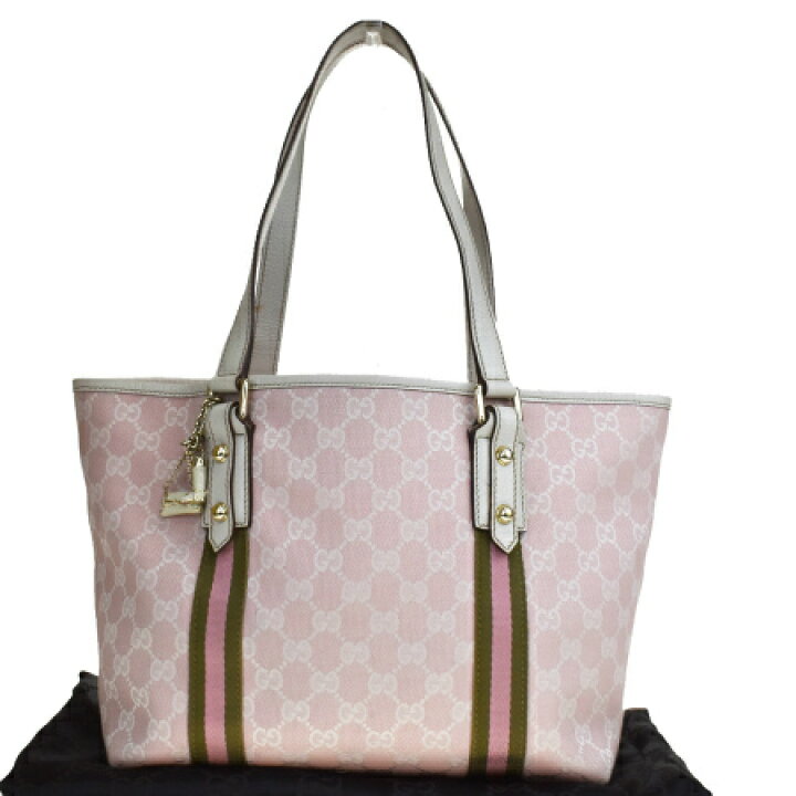 楽天市場】【中古】 中美品 グッチ GUCCI シェリー トートバッグ 