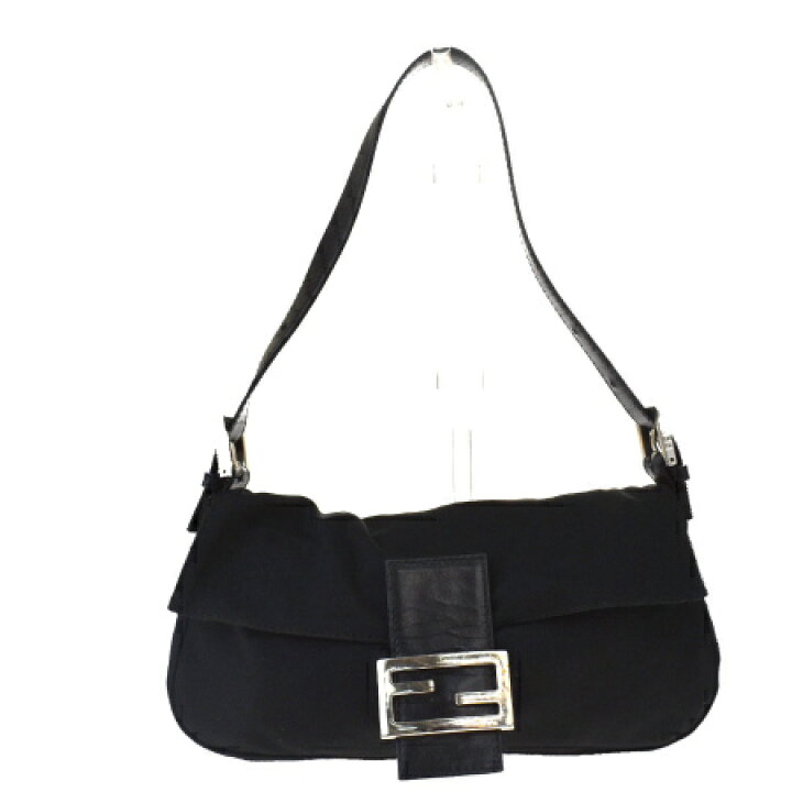 中古】 フェンディ FENDI マンマバケット ショルダーバッグ ブラック 