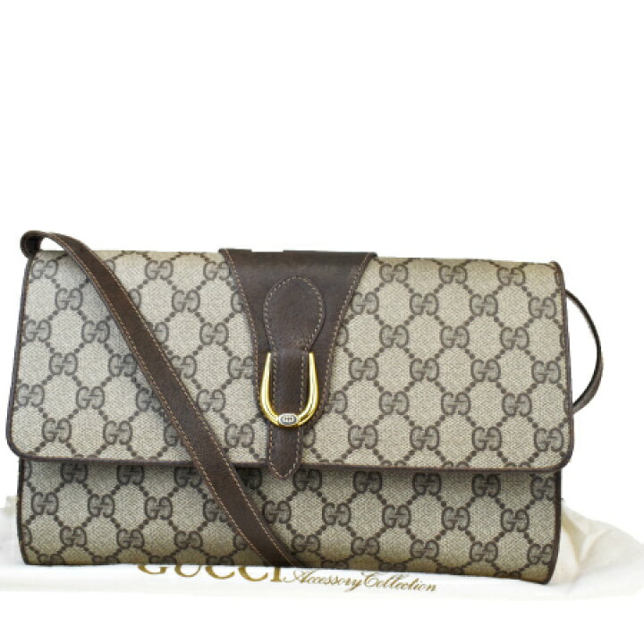 楽天市場】【中古】 グッチ GUCCI ショルダーバッグ クラッチ 2WAY GG 