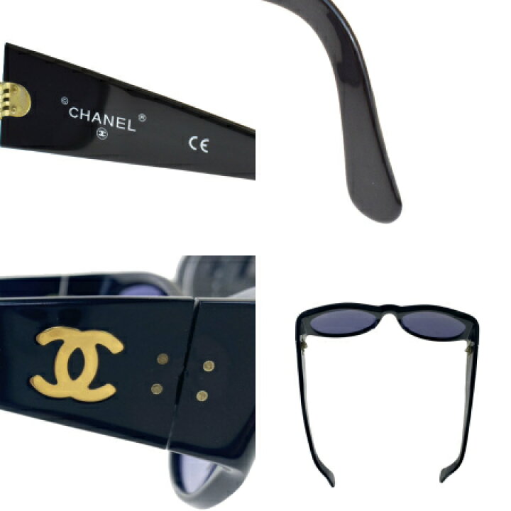 楽天市場】【中古】 シャネル CHANEL サングラス ココマーク ブラック  