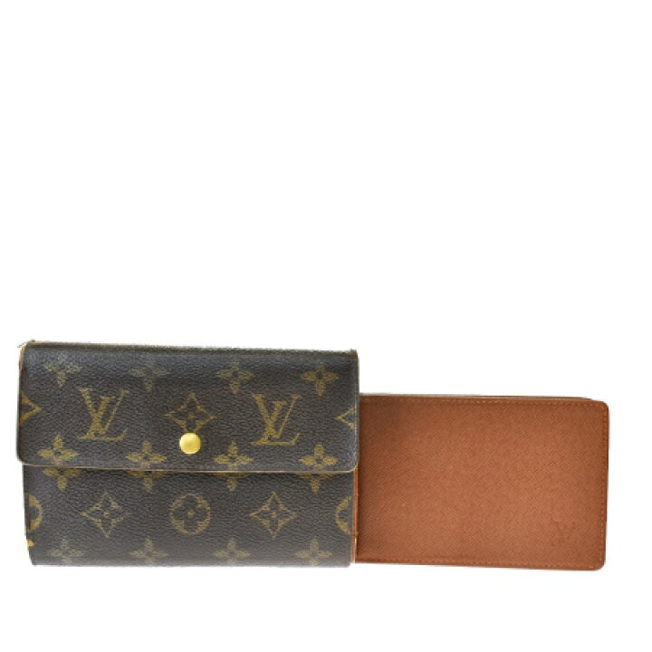 楽天市場】【中古】 ルイヴィトン LOUIS VUITTON ポルト トレゾール  