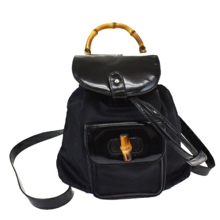 楽天市場】【中古】 中美品 グッチ GUCCI バンブー リュックサック 