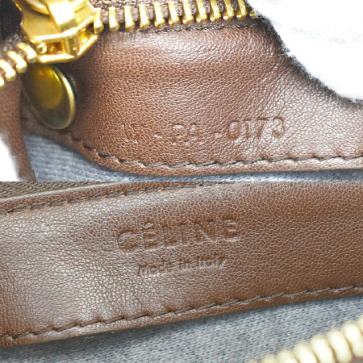 楽天市場】【中古】 美品 セリーヌ CELINE ショルダーバッグ ブラウン  
