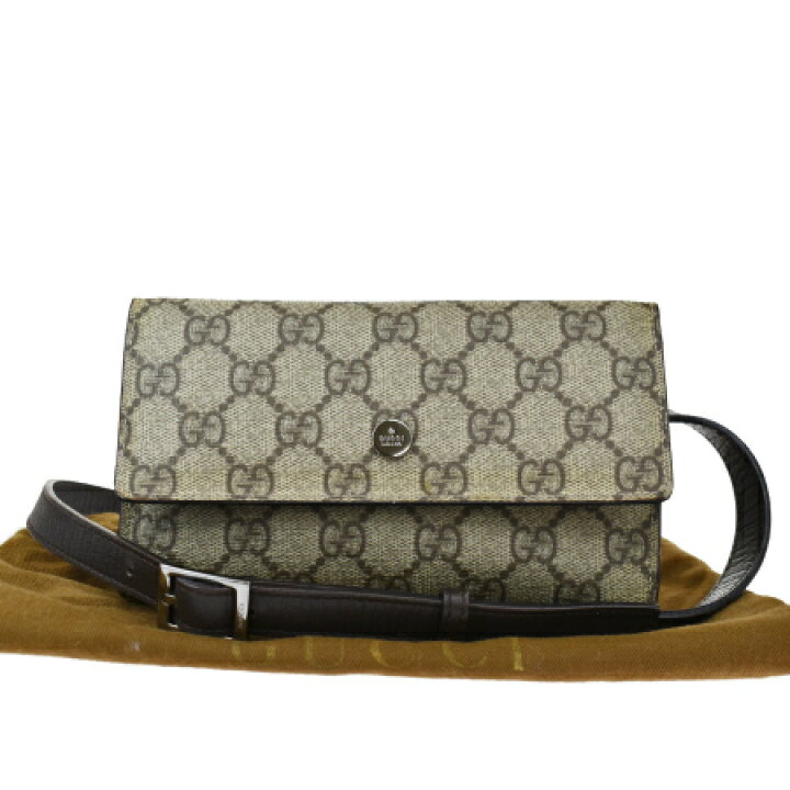 楽天市場】【中古】 超美品 グッチ GUCCI ウエストポーチ バッグ GG柄 
