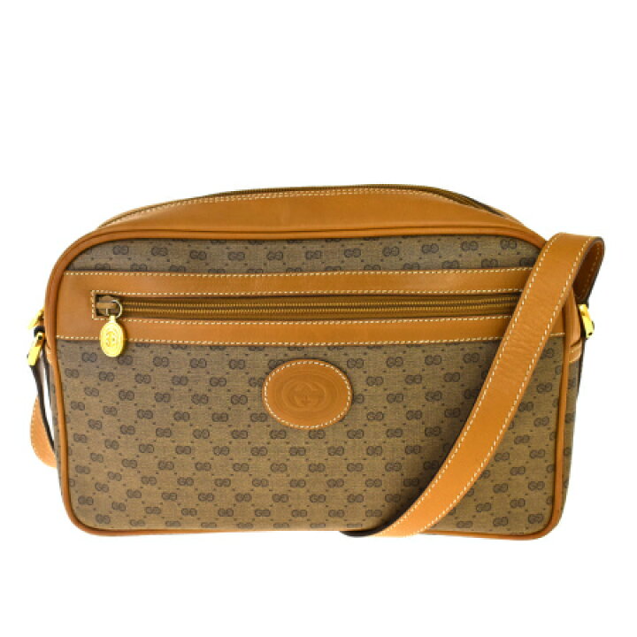 楽天市場】【中古】 グッチ GUCCI ショルダーバッグ マイクロGG柄 
