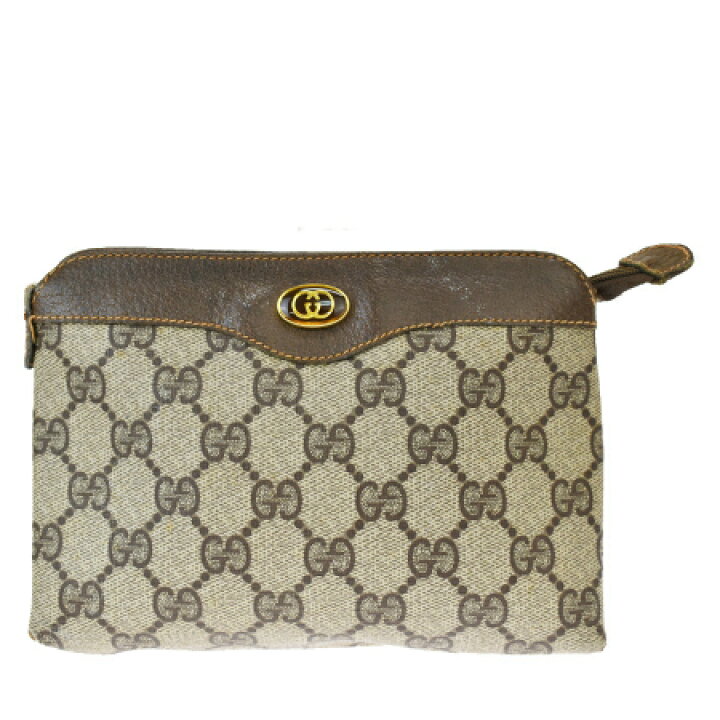 楽天市場】【中古】 中美品 グッチ GUCCI ポーチ GG柄 インター 